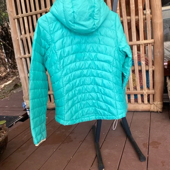 Patagonia Feather Down Puffer Aqua Quilted Jacket - Picture 7 of 12